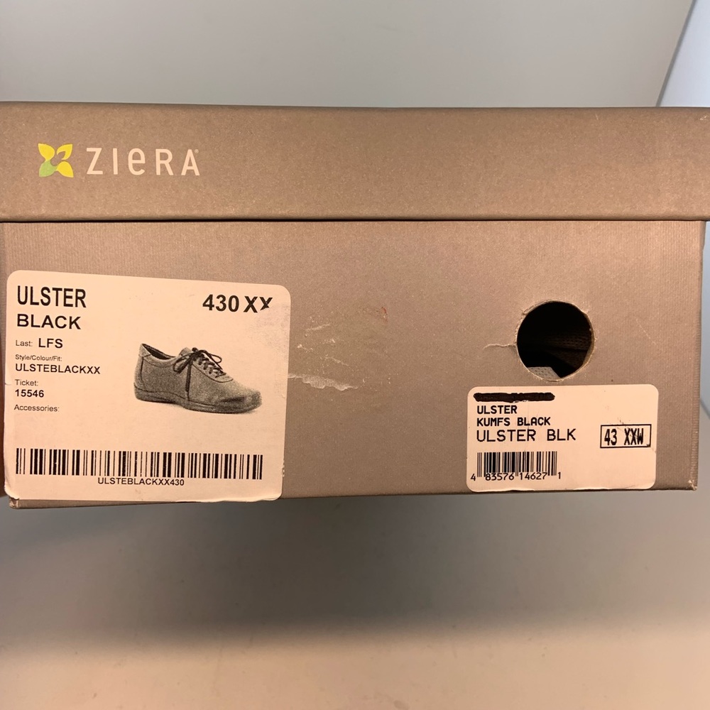 Ziera NIB Ulster Oxfords 43 11 11.5 XXW Extra Wide - Picture 6 of 8